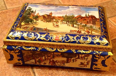 western germany metal box 1940 biscuits|German Biscuit .